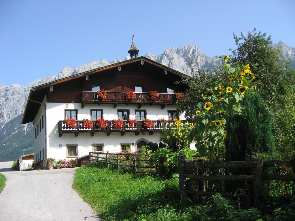 Bio-Bauernhof Rettenbachgut Werfen Exteriér fotografie
